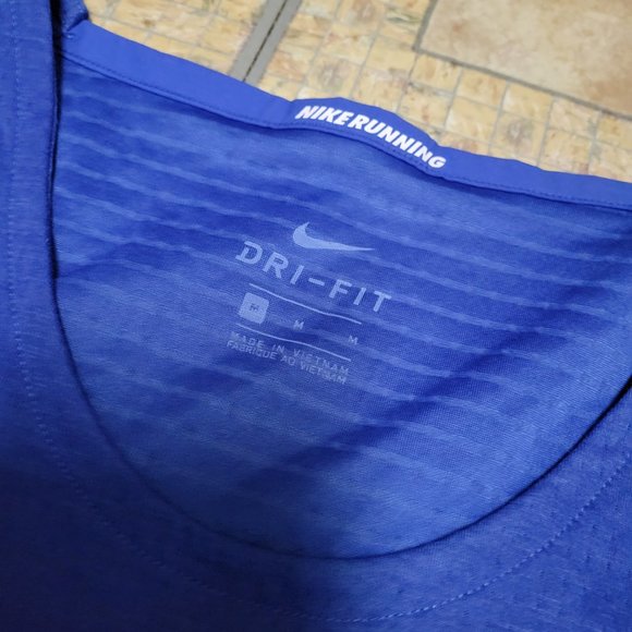 Nike Dri-Fit Rise 365 Running Jogging Track Tank Lapis Blue DD1532-430 Medium - Picture 6 of 8